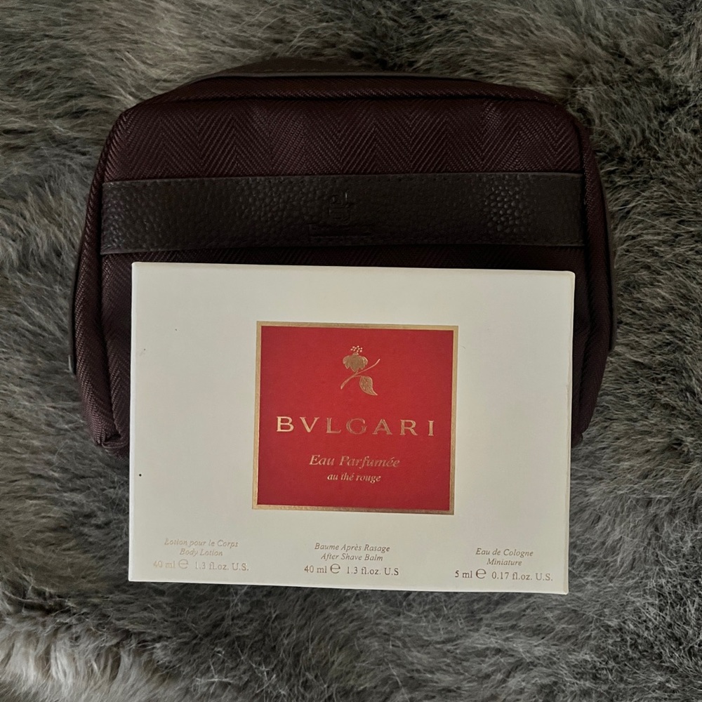Bvlgari Emrites Airline First Class Travel Kit